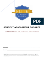STUDENT ASSESSMENT FOR SAFE PRACTICES