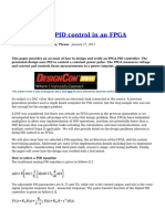 Case Study of PID Control in An FPGA PDF