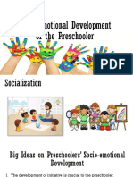 Socio Emotional Development of The Preschooler