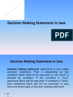 Decision Making in Java