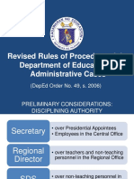 Rules on Admin Cases - DepEd