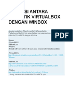 Koneksi Antara Mikrotik Virtualbox Dengan Winbox