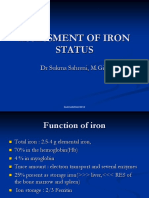 ASSESSMENT OF IRON STATUS  2012.ppt