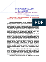 Stiinta Pierduta A Lui Zalmoxis PDF
