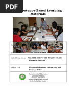 Competence-Based Learning Materials: Sector: Tourism