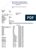 Match! Phase Analysis Report: Institute of Technology Sepuluh November (ITS), Department of Physics Sample: 0,5 Bar