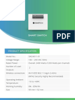 Smart Switch: Product Specification