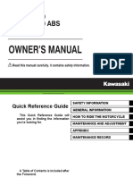 Versys 650 Maintenance Manual