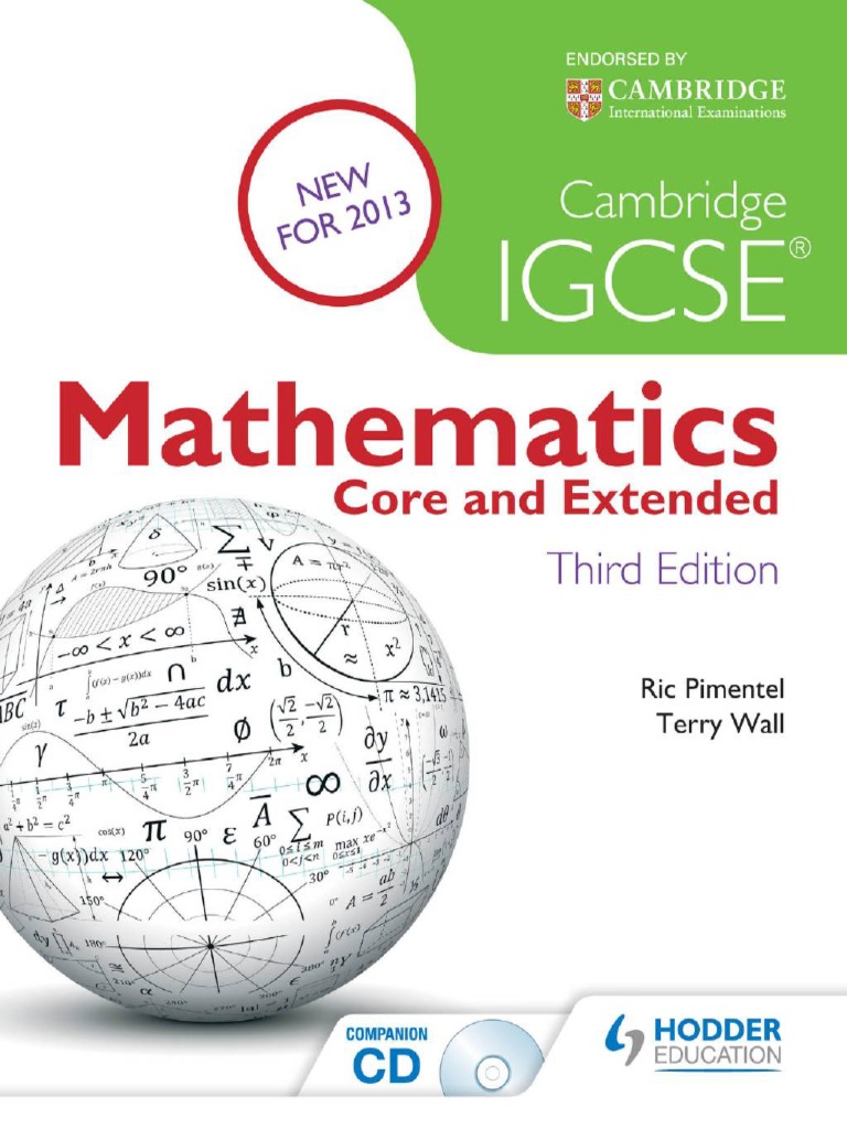Igcse Cambridge Math Textbook PDF | PDF
