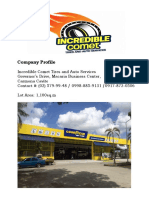 Updated Company Profile - Incredible Comet