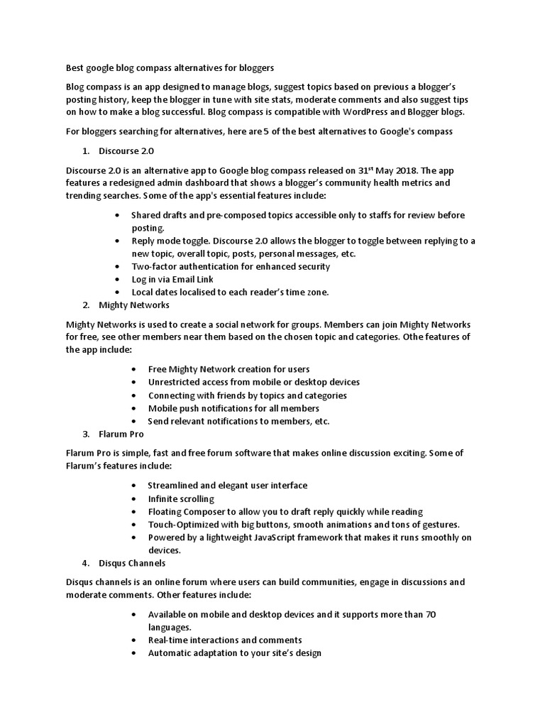 google compass online on Best Google Blog Compass Alternatives For Bloggers Edited Docx Mobile App Internet Forum