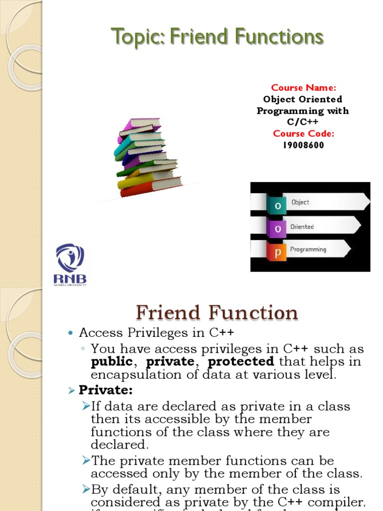 OOP in C++ - Lecture 5 | PDF | Class (Computer Programming ...