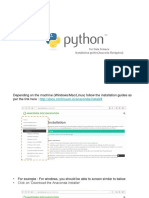 Python (Anaconda) - Installation Kit