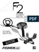 manual for metal detector fisher f2 