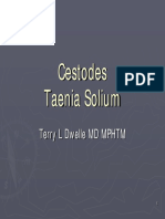 Taenia Solium and Cysticercosis