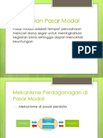 Pengertian Pasar Modal