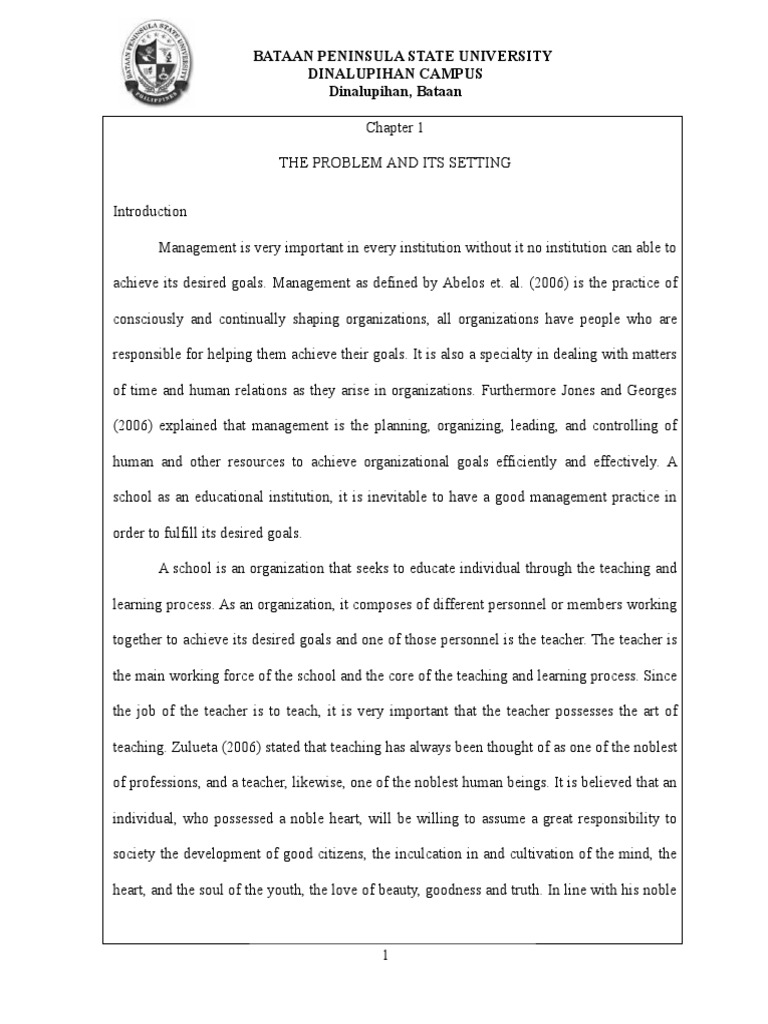 Ae Chapter 1-3 | PDF | Classroom Management | Goal
