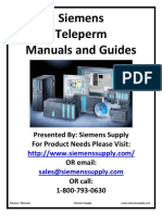 Siemens Teleperm Manuals and Guides