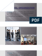 Organization and Management Informal & Formal