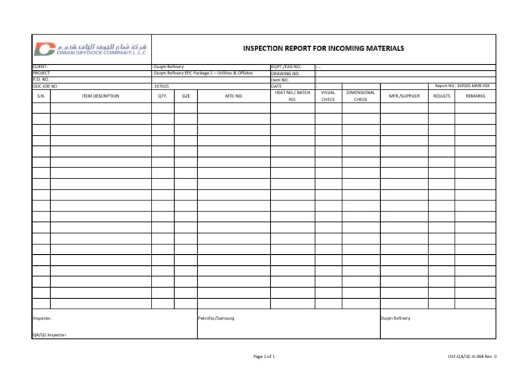 MRIR FOrm