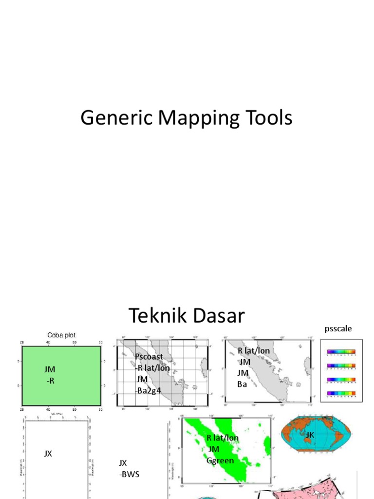 Generic Mapping Tools PDF