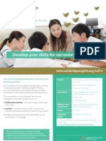 Develop Your Skills For Secondary Teaching
