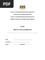 Penilaian MMSE dalam Bahasa Melayu | PDF