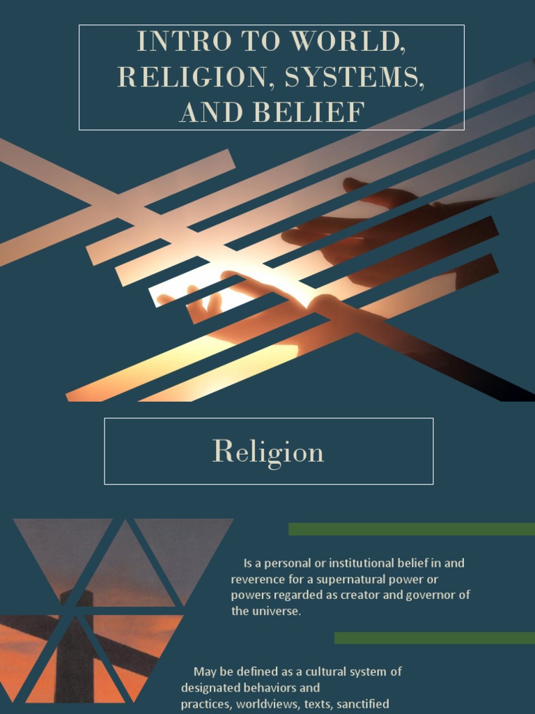 Intro To World, Religion, Systems, and Belief | PDF
