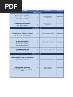 Horário Da Pós-graduação 2019