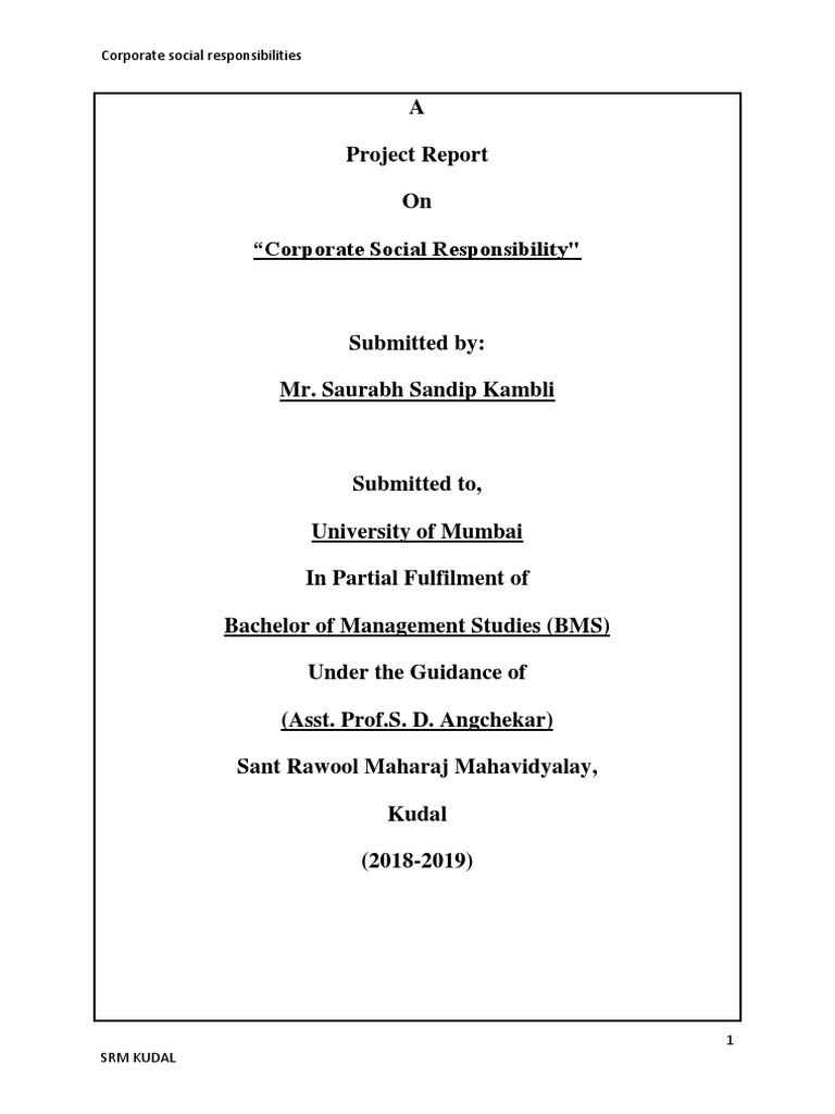 CSR SK99 | PDF | Corporate Social Responsibility | Stakeholder (Corporate)