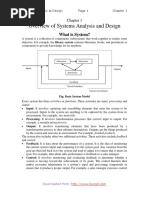 System Analysis and Design Notes