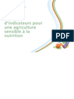 Indicateur Pour Une Agriculture Sensible A La Nutrition