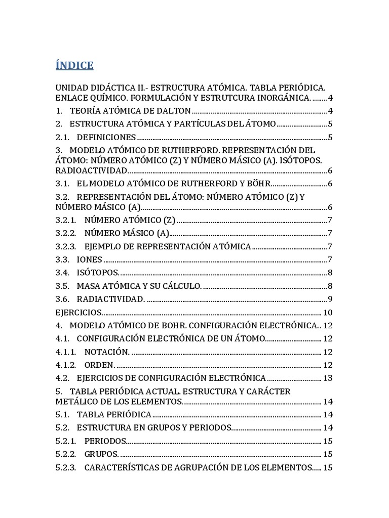 Apuntes Fyq 3º Eso | PDF | Núcleo atómico | Átomos