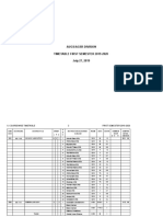 Latest Timetable PDF