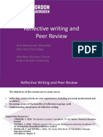 EN1600 Reflective Writing and Peer Review Oct 2013
