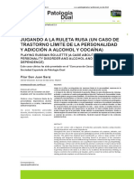 Jugando A La Ruleta Rusa (Un Caso de Trastorno Límite de La Personalidad Y Adicción A Alcohol Y Cocaína)