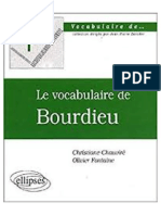 Le Vocabulaire de Bourdieu