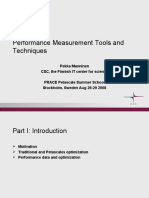 Performance Measurement Tools and Techniques