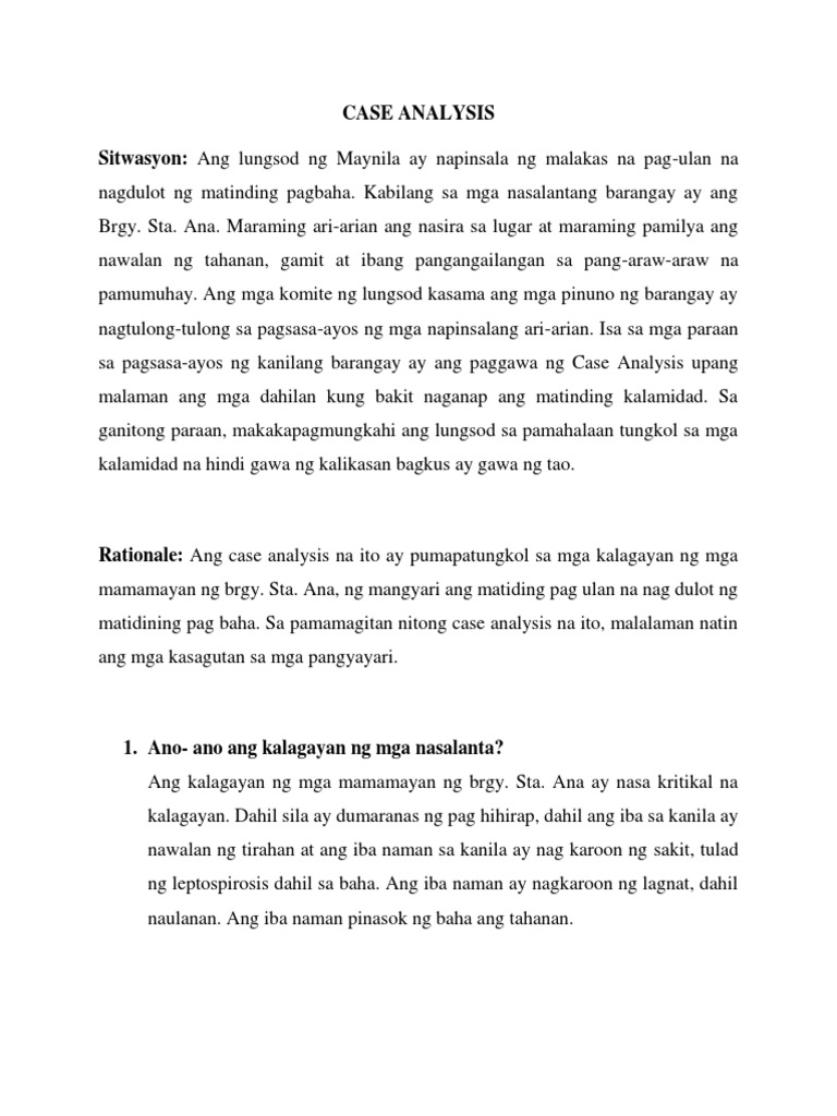Case Annalysis | PDF