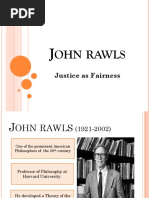 Ohn Rawls: Justice As Fairness