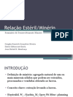 Desenvolvimento Mineiro - Relação Estéril - Minério
