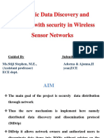 Dynamic Data Discovery and Diffusion With Security in Wireless Sensor Networks
