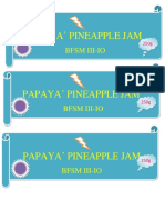 Papaya' Pineapple Jam: BFSM Iii-Io