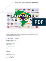 Lista de Canais IPTV