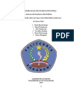 MAKALAH Perkembangan Ekonomi Indonesia