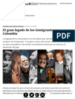 el gran legado de los inmigrantes en colombia 