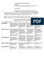 LA-History Research Poster Rubric