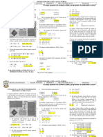 Prueba Diagnostica Matemáticas Noveno 2019