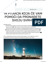 14 Pitanja Koja Ce Vam Pomoci Da Pronadete Svoju Svrhu