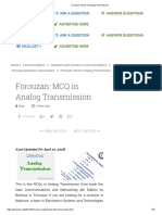 Forouzan - MCQ in Analog Transmission PDF